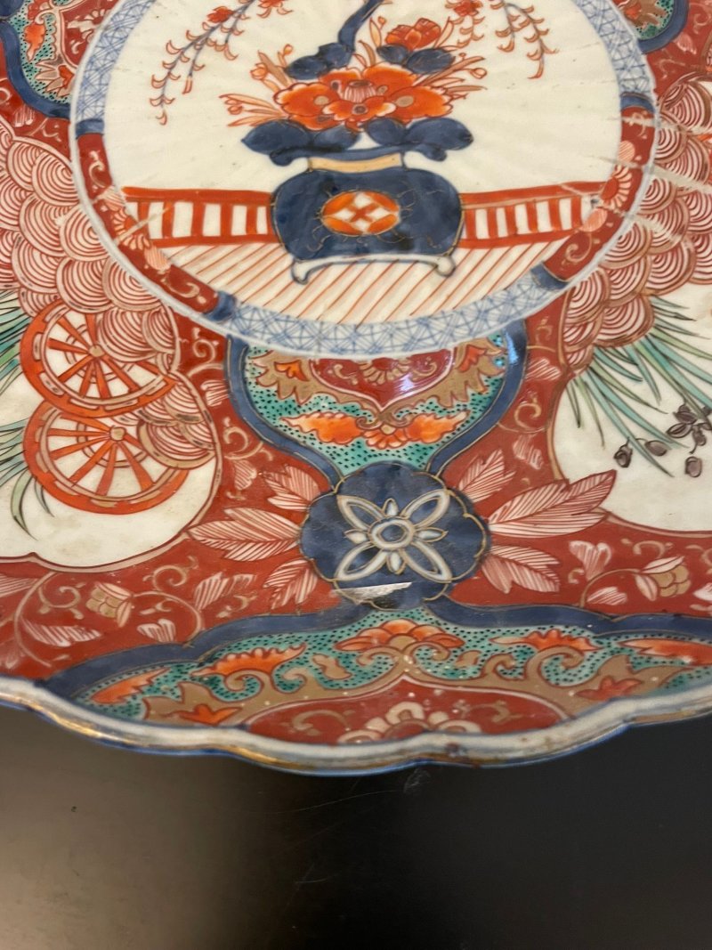 Quality Antique Victorian Japanese Imari Plate - Image 9
